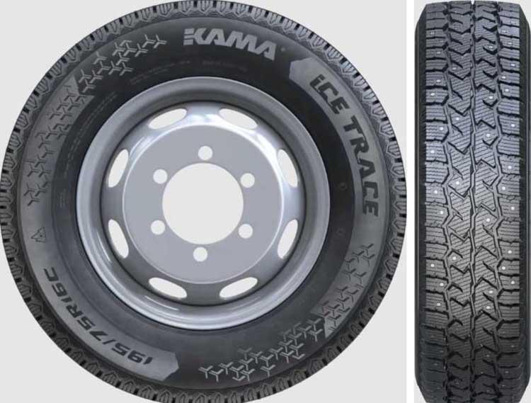 Kama Tyres выводит на рынок новые шипованные шины Kama Ice T...