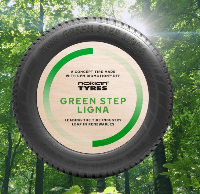 Nokian Tyres Green Step Ligna - первая в мире шина с бионапо...