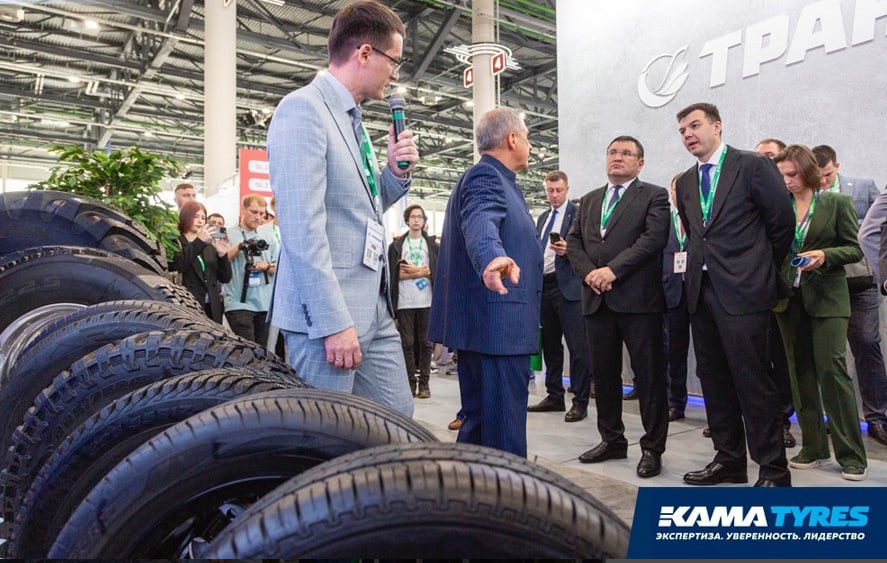 Kama Tyres презентовала на выставке TatOilExpo-2024 новые зи...